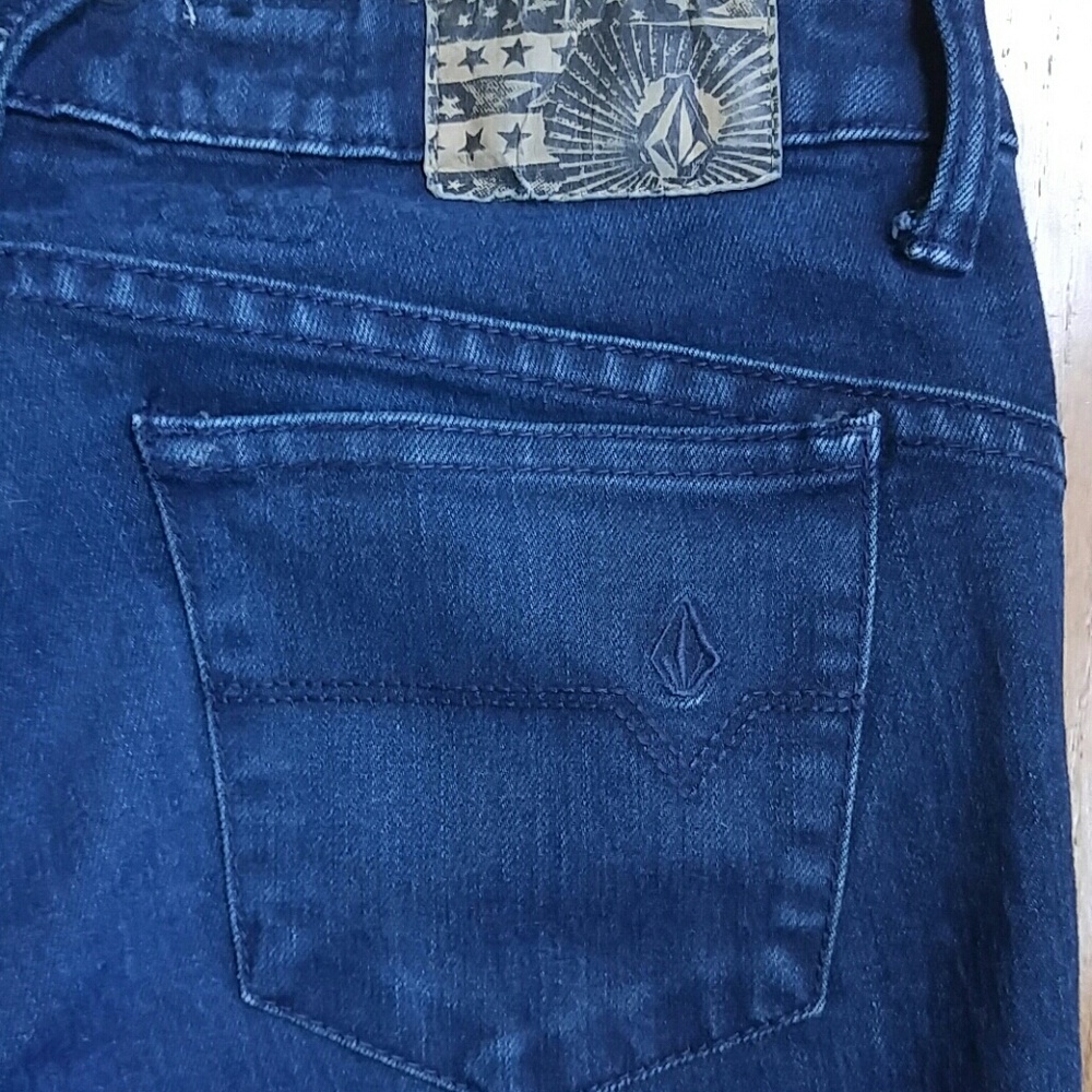 Volcom Stix Skinny Shortie Fit Jeans